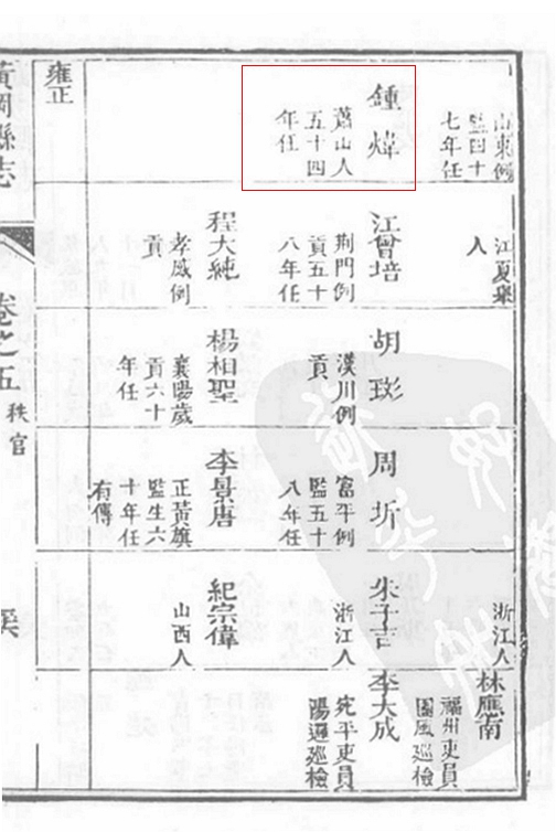 黄冈县志卷五　钟炜_裁剪_红框.jpg